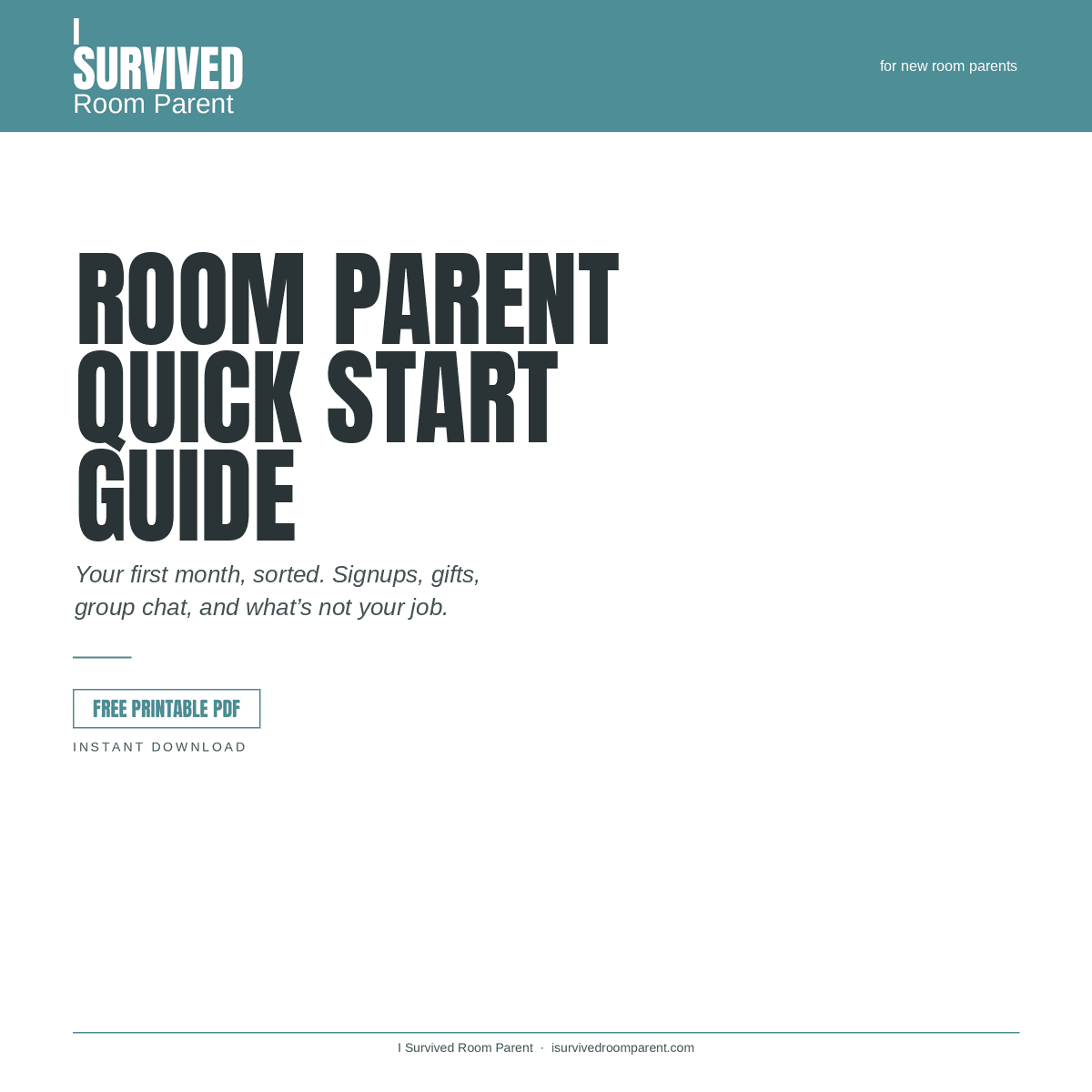 Room Parent Quick Start Guide